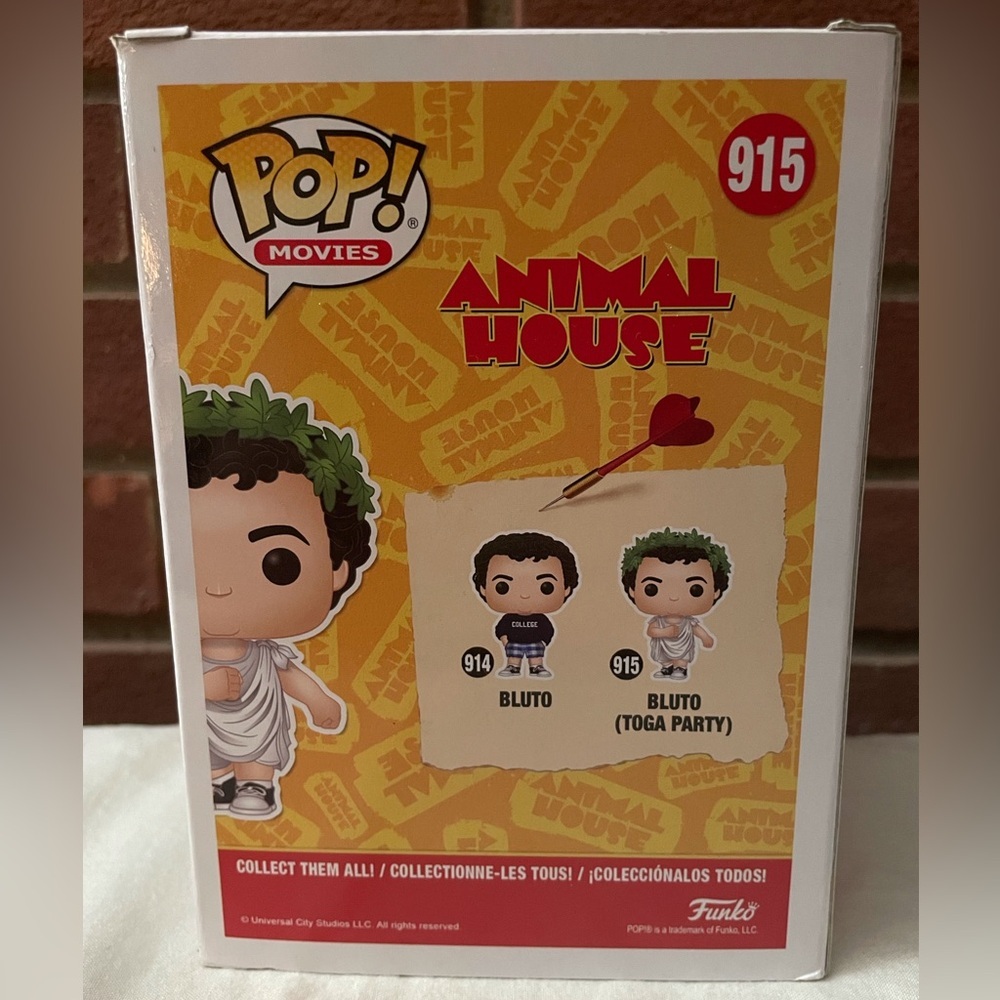 Funko Pop! Animal House Bluto Toga Party #915 - Picture 6 of 9